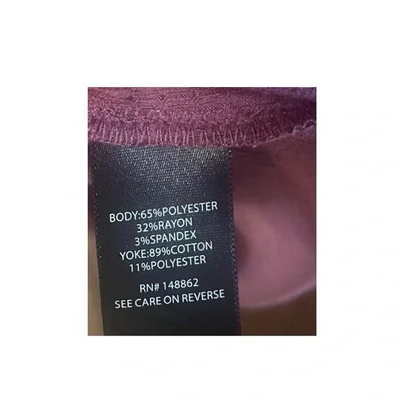 Torrid Textured‎ Jersey V Neck Lace Yoke Swing Tank In Wild Ginger NWT - Picture 5 of 6